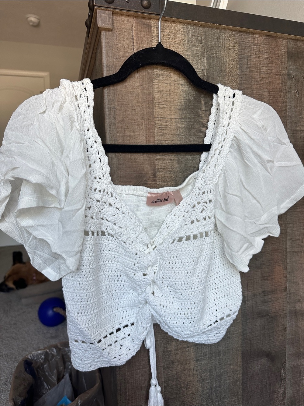white top